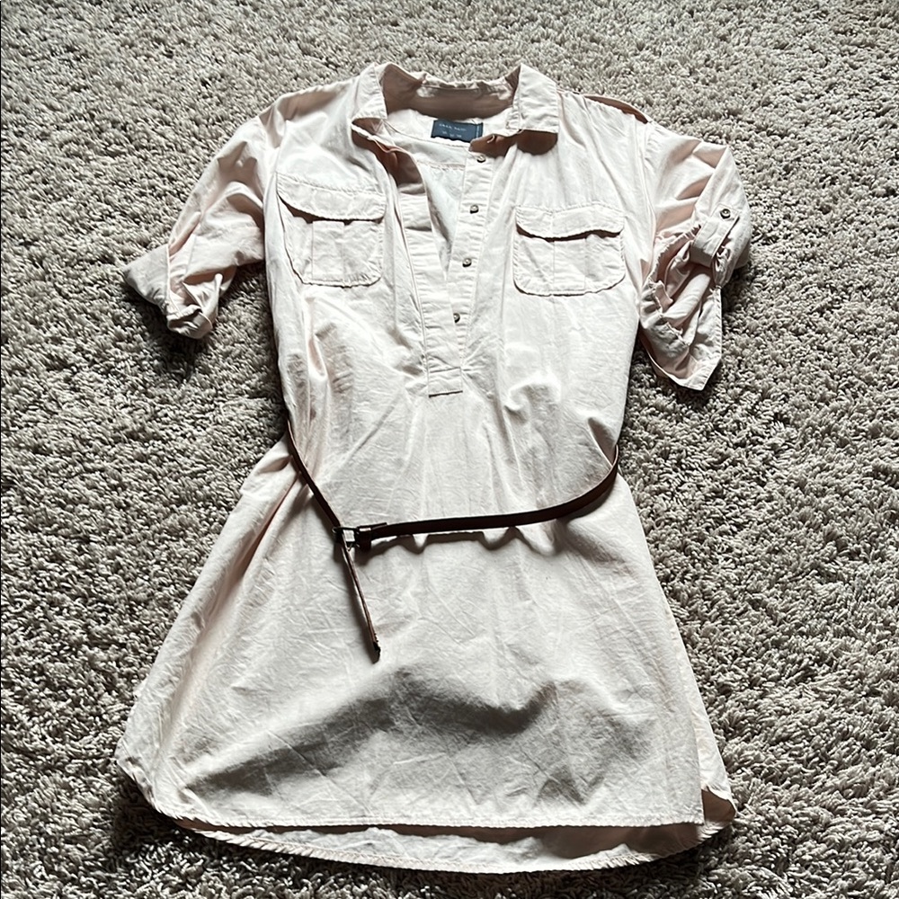 Zara basic shirt dress